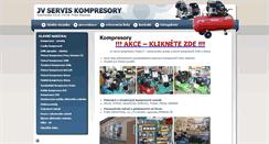 Desktop Screenshot of jvkompresory.cz